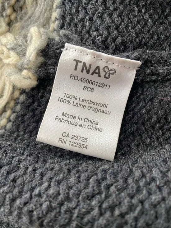Vintage TNA Aritzia Y2K Wool Zip Up - Picture 4 of 6